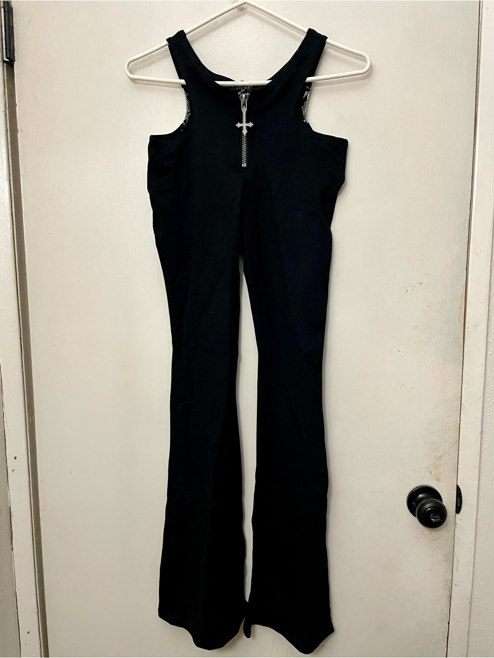 Dolls Kill Widow black gothic pants size XS new with tags - Picture 3 of 4